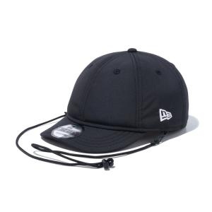 ニューエラ new era NEWERA キャップ 9THIRTY ショートバイザー テック サーフ TECH SURF 14110127 帽子 アウトドア あご紐付き サイズ調整可能 黒｜stay