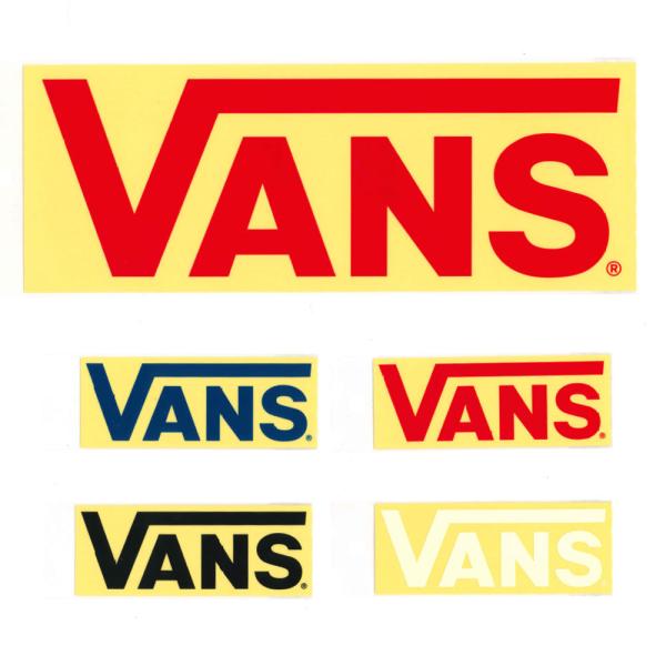 VANS バンズ ヴァンズ ステッカー FLV LOGO ステッカー 大 ロゴ シール メンズ レデ...