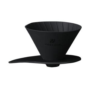 ゼブラン Zebrang ドリッパー 一人用 V60フラットドリッパー 01 コーヒードリッパー 持ち運び アウトドア ブラック 黒 ZB-VDF-01B ハリオ HARIO