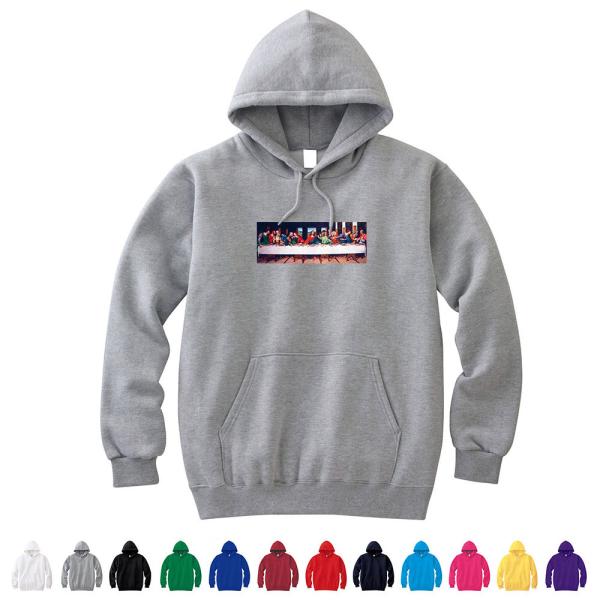 【スモールアートパーカー】最後の晩餐 パーカー ビビッド レオナルドダヴィンチ ライフ イズ アート...