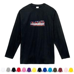 長袖 スモールアートTシャツ】モナリザ Tシャツ カラー レオナルドダ 