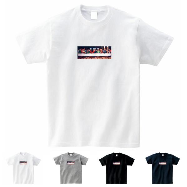 【半袖 スモールアートTシャツ】最後の晩餐 Tシャツ ビビッド レオナルドダヴィンチ ライフ イズ ...