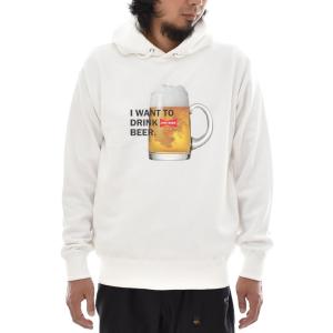 パロディー パーカー パーカ JUST BEER ジャスト ビール 長袖 スウェット フーディー メンズ レディース ブランド おもしろ 大きいサイズ 3L 4L JUST｜stayblue