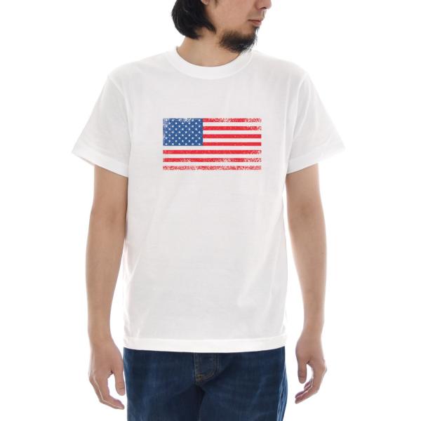 星条旗 Tシャツ ジャスト アメリカン フラッグ 半袖Tシャツ メンズ レディース アメリカ USA...
