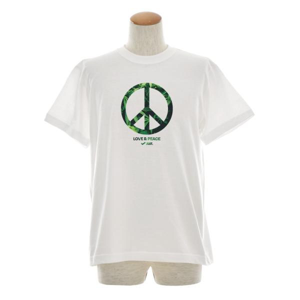 大麻 Tシャツ ジャスト CANNABIS PEACE 半袖Tシャツ メンズ おしゃれ 大きいサイズ...
