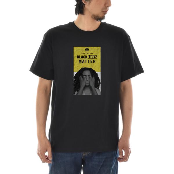 メッセージ Tシャツ BLACK LIVES MATER ブラック ライヴズ マター ブラック ライ...
