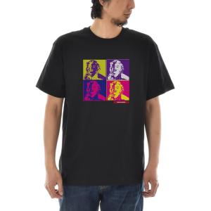【半袖 アートTシャツ】マリリン・モンロー Tシャツ フォト 写真 Four Marilyns ライフ イズ アート 半袖 メンズ レディース 大きいサイズ ブラック 黒