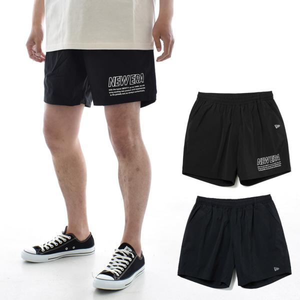 ニューエラ new era NEWERA パフォーマンス ストレッチ ナイロン ショートパンツ ショ...