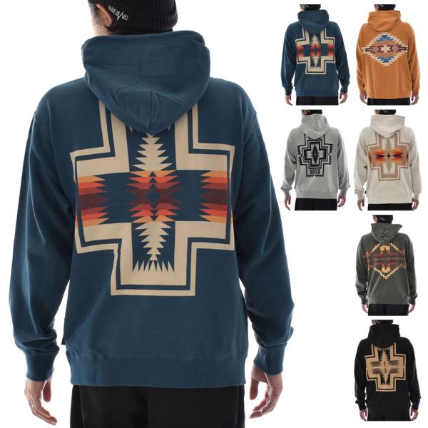 ペンドルトン PENDLETON パーカー バックプリント スウェット フーディ 4475-7014...