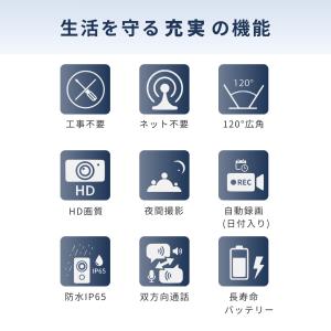 テレビドアホン インターホン カメラ付き ワイ...の詳細画像3