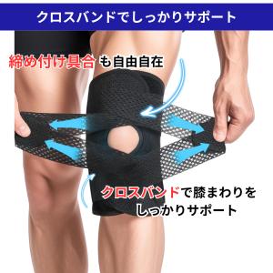 膝サポーター 高齢者 スポーツ 医療用 バネ ...の詳細画像4