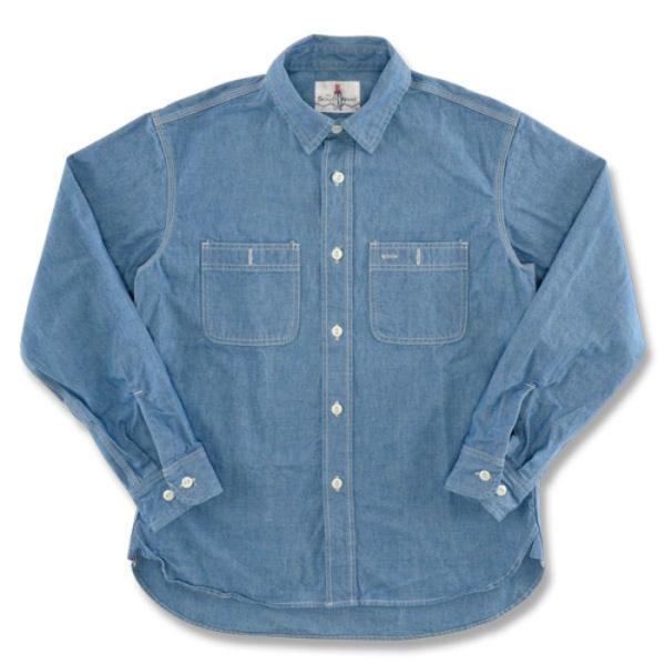 BACKDROP バックドロップ【SOUTH WEST】サウスウェスト CHAMBRAY SHIRT...