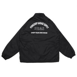 PORKCHOP GARAGE SUPPLY ポークチョップ ガレージサプライ コーチジャケットARCH LOGO COACH JKT/BLACK