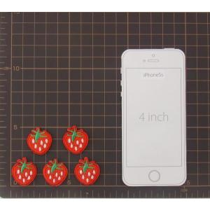 セット販売 ワッペン イチゴ 5個セットの詳細画像2