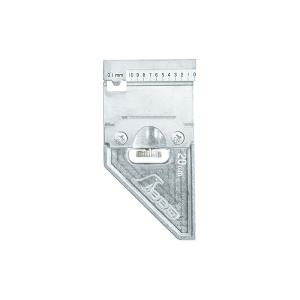 シンワ　曲尺用ストッパー　金属製　厚手広巾用　品番12484