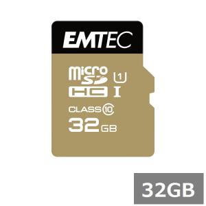EMTEC GOLD マイクロSD MicroSDHC ECMSDM32GHC10GP 32GB microSD マイクロSDHCカード microSDカード UHS-I カメラ スマホ 並行輸入品