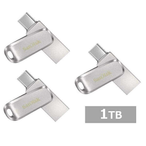 (3セット) サンディスク USBメモリ SDDDC4-1T00-G46 Ultra Dual Dr...