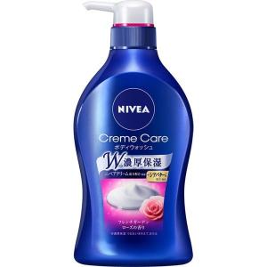 NIVEA ニベア クリームケア ボディウォッシュ フレンチガーデンローズの香り 480ml ボディソープ 泡 スキンケア バラ 保湿 花王｜steady-store