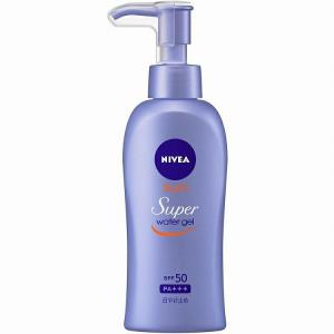 2本セット  NIVEA ニベアサン ウォータージェル SPF50 ポンプ 140g×2セット SPF50 PA+++ 日焼け止め UVジェル スキンケア ヒアルロン酸 保湿 花王｜steady-store