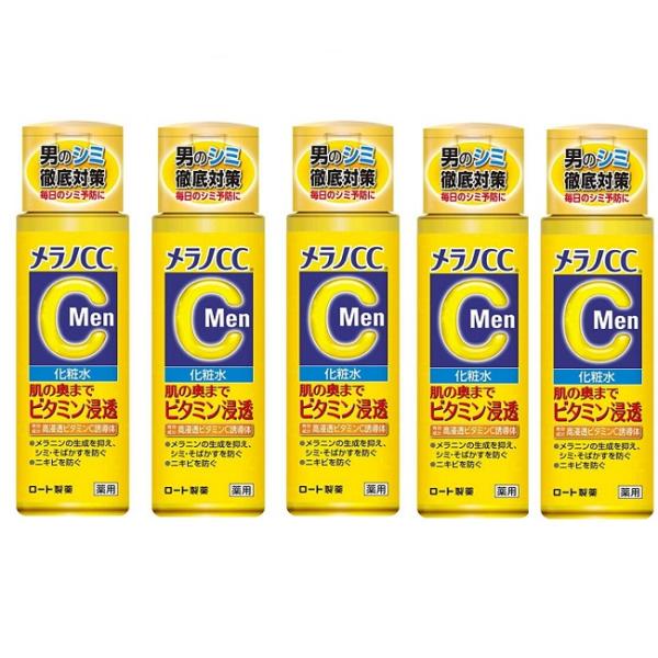 (5セット) メラノCC Men 薬用しみ対策化粧水 170ml 化粧水 ビタミンC 男性 スキンケ...