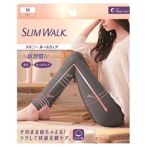 2セットスリムウォーク スキニールームウェア グレー Mサイズ ×2セットSLIMWALK スパッツ...