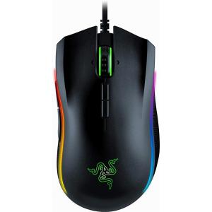 Razer ゲーミング マウス RZ01-02560100-R3M1レーザー 光学センサー 16000 DPI 有線マウス ブラック Mamba