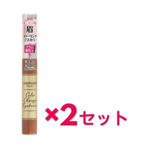 2セット キャンメイク CANMAKE カラーチェンジアイブロウ 01 マロンブラウン 4.9g  茶色 おすすめアイブロウマスカラ まゆげ