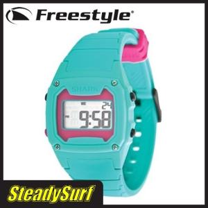 Freestyle(フリースタイル)防水時計/ウォッチ/SHARK CLASSIC SILICONE/シャーク　クラシック シリコン　FS102281　グリーン/ピンク　｜steadysurf