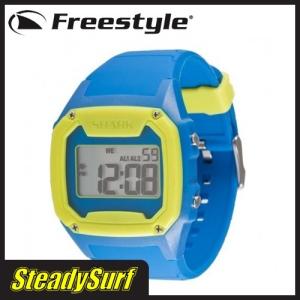 Freestyle(フリースタイル)防水時計/ウォッチ/SILICONE DIGITAL KILLER SHARK　FS101996　ブルー/イエロー　｜steadysurf