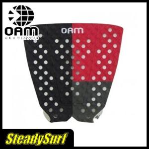 レッド ブラック トラクション　OAM（ON A MISSION)ソリッド SOLID デッキパッド デッキ トラクションパッド サーフィン｜steadysurf