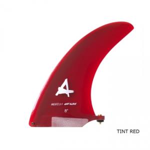 FIBER GLASS FIN ファイバーグラスフィン FGF FINS フィン REGULAR TEMPLATE6" TINT RED サーフィン サーフィンマリンスポーツ 010071300101｜steadysurf