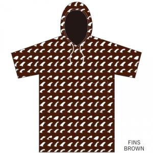 DECANT デキャント DECANT PULLOVER ポンチョ PONCHO（FINS) BROWN サーフィン サーフィンマリンスポーツ 010151330004D｜steadysurf