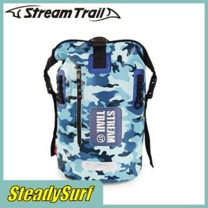 25L ドライタンク カモブルー バッグ  STREAMTRAIL ストリームトレイル DRYTANK 25L CAMO BLUE サーフィン/マリンスポーツ｜steadysurf