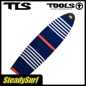 5'8 ファンボード　ソフトケース　ニットケース　TOOLS ツールス　TLS knit case Color 96 ボーダー マリンスポーツ｜steadysurf