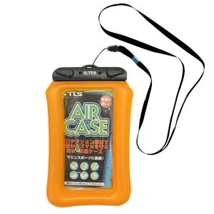 あすつく オレンジ ORANGE TOOLS ツールス TLS AIR CASE 防水フローティング エアケース 携帯ケース ウォータープルーフ バック｜steadysurf