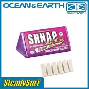 ワックス OCEAN&EARTH オーシャンアンドアース SNAP SURF WAX TROPICAL サーフィン マリンスポーツ｜steadysurf