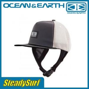 OCEAN&EARTH(オーシャンアンドアース)　ハット　KUTA MESH TRUCKER HAT Black　クタ　メッシュ　トラッカーハット　ブラック｜steadysurf