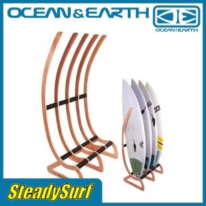 ティンバー スタンドラック ４ボード TIMBER FREE STANDING RAX - 4 BOARD サーフスタンド サーフィン OCEAN&EARTH(オーシャンアンドアース)｜steadysurf