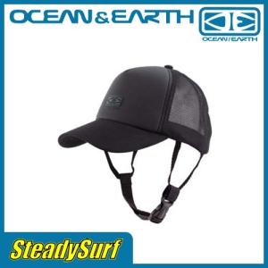 メッシュ トラッカー サーフキャップ ブラック DESERTS MESH TRUCKER SURF CAP Black OCEAN&EARTH(オーシャンアンドアース)ハット サーフハット サーフィン｜steadysurf