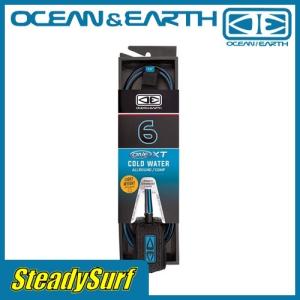 ブラック ブルー コールド ウォーター コンプ 6'0 OCEAN&EARTH(オーシャンアンドアース)COLD WATER COMP 6''0" ONE XT Black リーシュコード サーフィン｜steadysurf