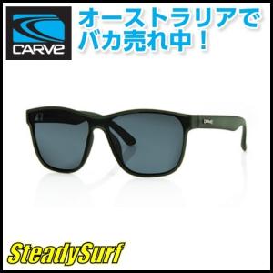 偏光レンズ ガタカ マット スレート ソフト タッチ グレー ポーラ   CARVE/カーブサングラス GATTACA Matt Slate Soft Touch/Grey Polarized　サーフィン｜steadysurf