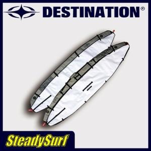 12'6 ハードケース　DESTINATION　DS SUP Race DAY BAG/サップ/デイバッグ　12'6　ホワイト　デスティネーション/サーフィン｜steadysurf