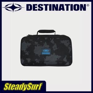 DESTINATION　DS Fin Case World Map/ワールドマップ　ブラック　ロング ロング用フィンケース/デスティネーション/サーフィン｜steadysurf