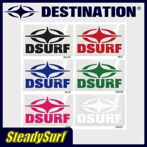 DESTINATION　DESTINATION Sticker　ピンク　スター+DSURE　デスティネーション/サーフィン｜steadysurf