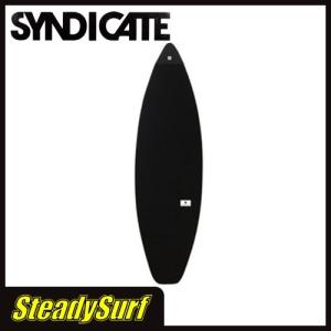 6'0"ショート ブラック SYNDICATE シンジゲート ソフトケース ニットケース SC Knit Case SHORT SHORT Nose Pad サーフィン ショートボード｜steadysurf