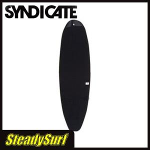 8'2"ファンボード ブラック SYNDICATE シンジゲート ソフトケース ニットケース SC Knit Case SHORT FISH MINI Nose Pad サーフィン ファン｜steadysurf