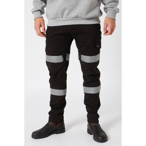 ブラック テープドアップ カフドパンツ (JPW02T) JETPILOT(ジェットパイロット) TAPED CUFF PANTS サーフィン マリンスポーツ｜steadysurf