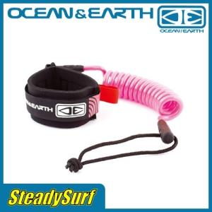 7mm リスト/手首 ボディーボード　リーシュコード　OCEAN&EARTH(オーシャンアンドアース)　BASIC COIL CORD　リスト /BODYBOARD｜steadysurf