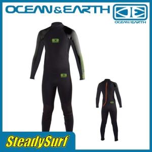 キッズ 5×4mm OCEAN&EARTH オーシャンアンドアース ジュニア ウェットスーツ YOUTH STEAMER 5/4mm フルスーツ サーフィン マリンスポーツ｜steadysurf