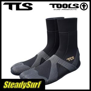 あすつく 5mm 指割れ 足袋 サーフブーツ 保温力のあるストレッチ素材 TLS X-FIT SURF BOOTS 5mm TOOLS ツールス/ソフトブーツ サーフィン マリンスポーツ｜steadysurf